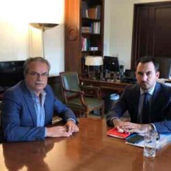 Πιστώσεις για τέσσερα έργα στον Πλατανιά, ζήτησε ο Γ.Μαλανδράκης από τον νέο υπουργό Εσωτερικών