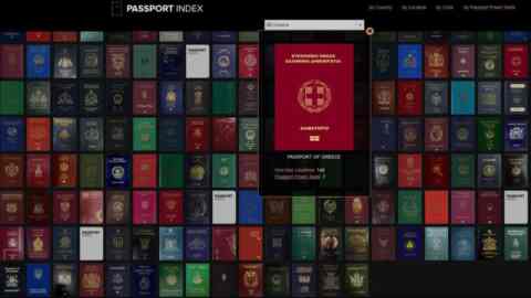 Έβδομο ισχυρότερο διαβατήριο στον κόσμο, το Ελληνικό