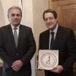 Με τον πρόεδρο της Κύπρου, συναντήθηκε ο πρόεδρος των ιστορικών καφέ της Ευρώπης