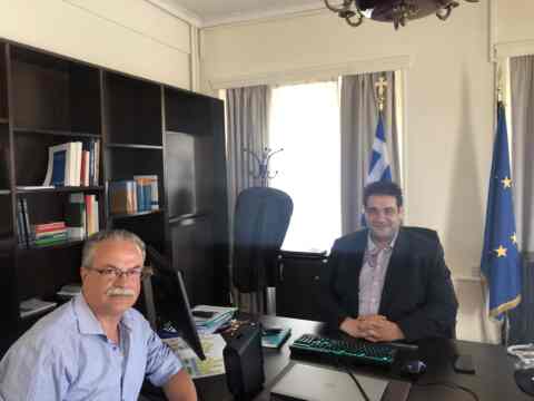 "Κλεισθένης" και "Φιλόδημος", στην συνάντηση Μαλανδράκη με τον νέο υφυπουργό Εσωτερικών